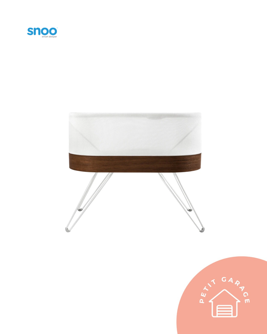 (#PG5467) Cuna de madera modelo Smart Sleeper Bassinet color blanco. Marca SNOO