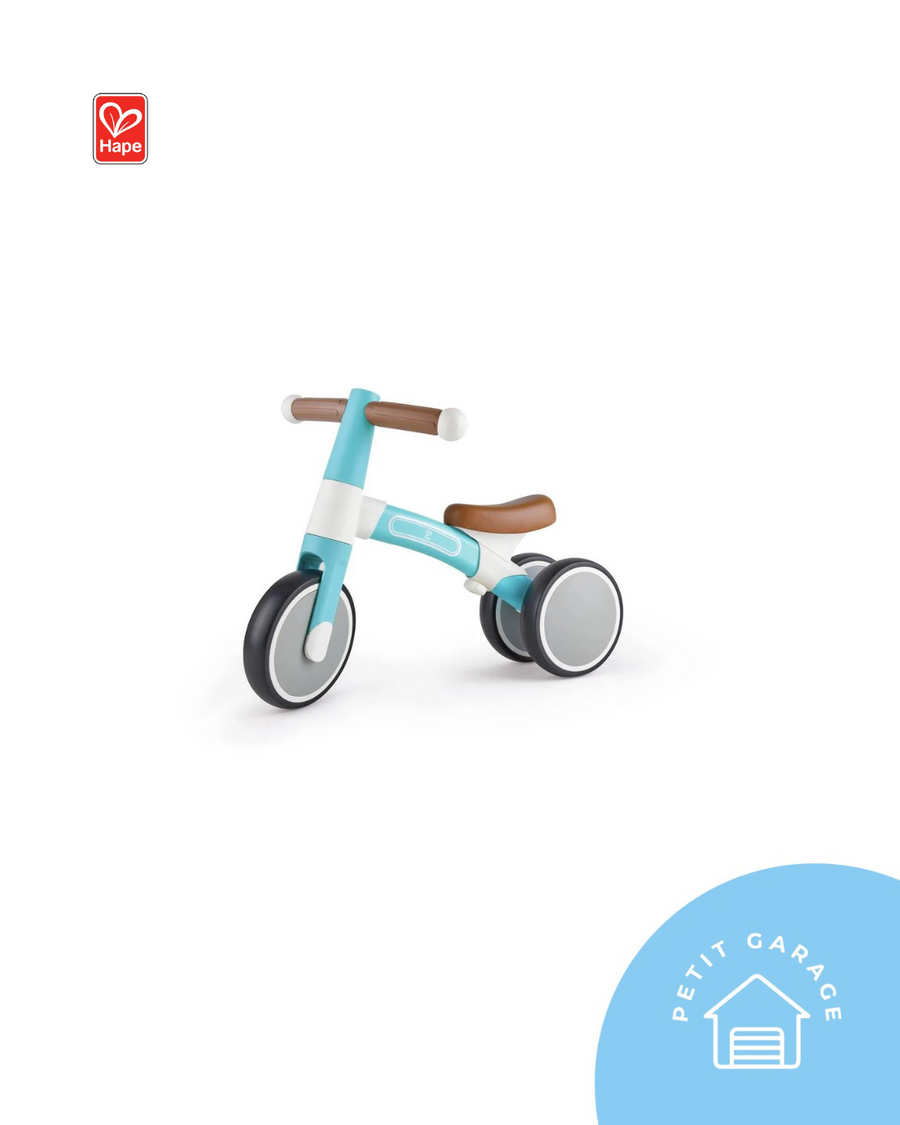 (#PG4874) Triciclo color celeste modelo unisex. Marca Hape