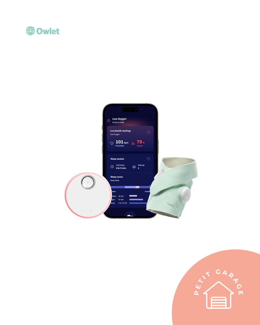 (#PG5469) Monitor de frecuencia cardíaca y oxígeno modelo DreamSock GEN2 color menta. Marca OWLET