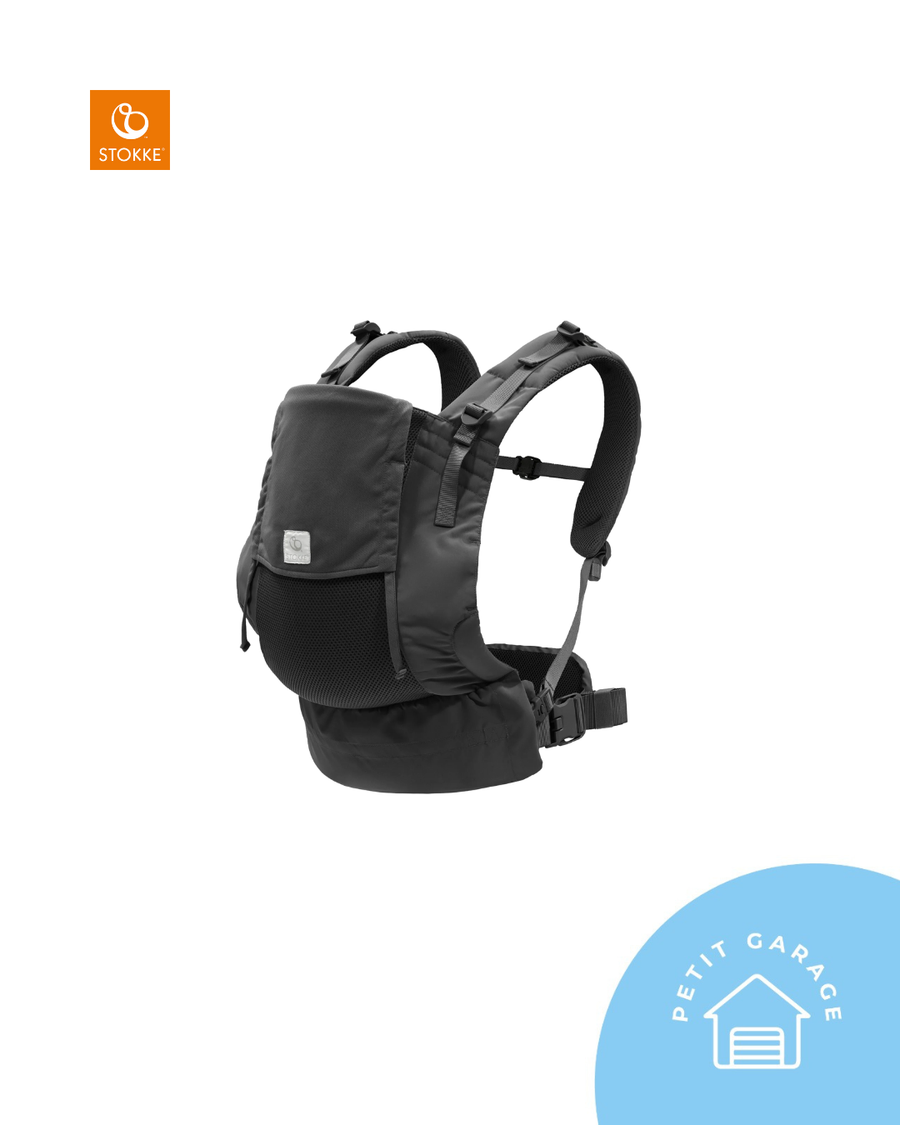 (#PG5266) Mochila portabebé modelo Limas Mesh Anthracite. Marca Stokke