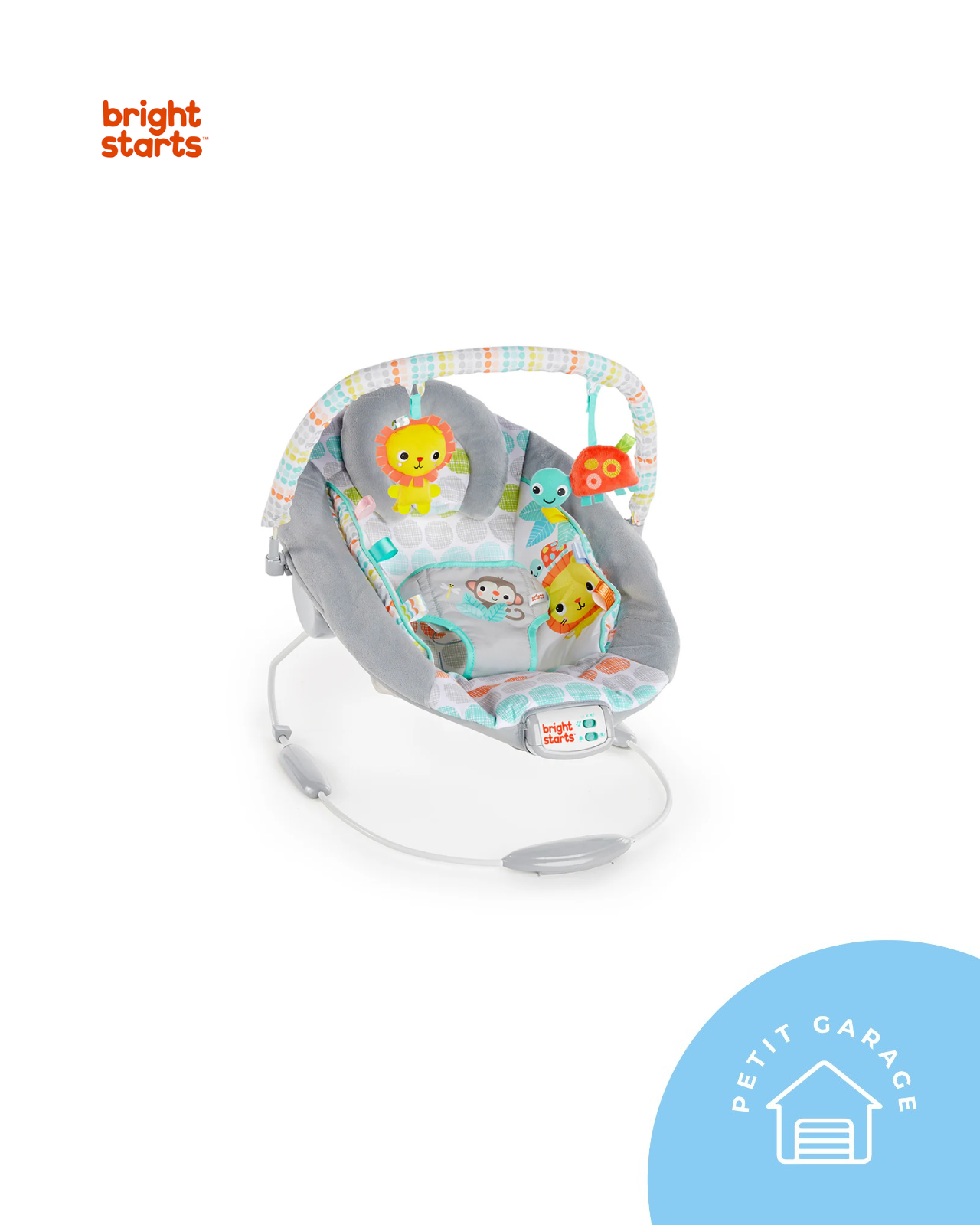 (#PG4413) Silla nido mecedora modelo Whimsical Wild. Marca Bright Starts