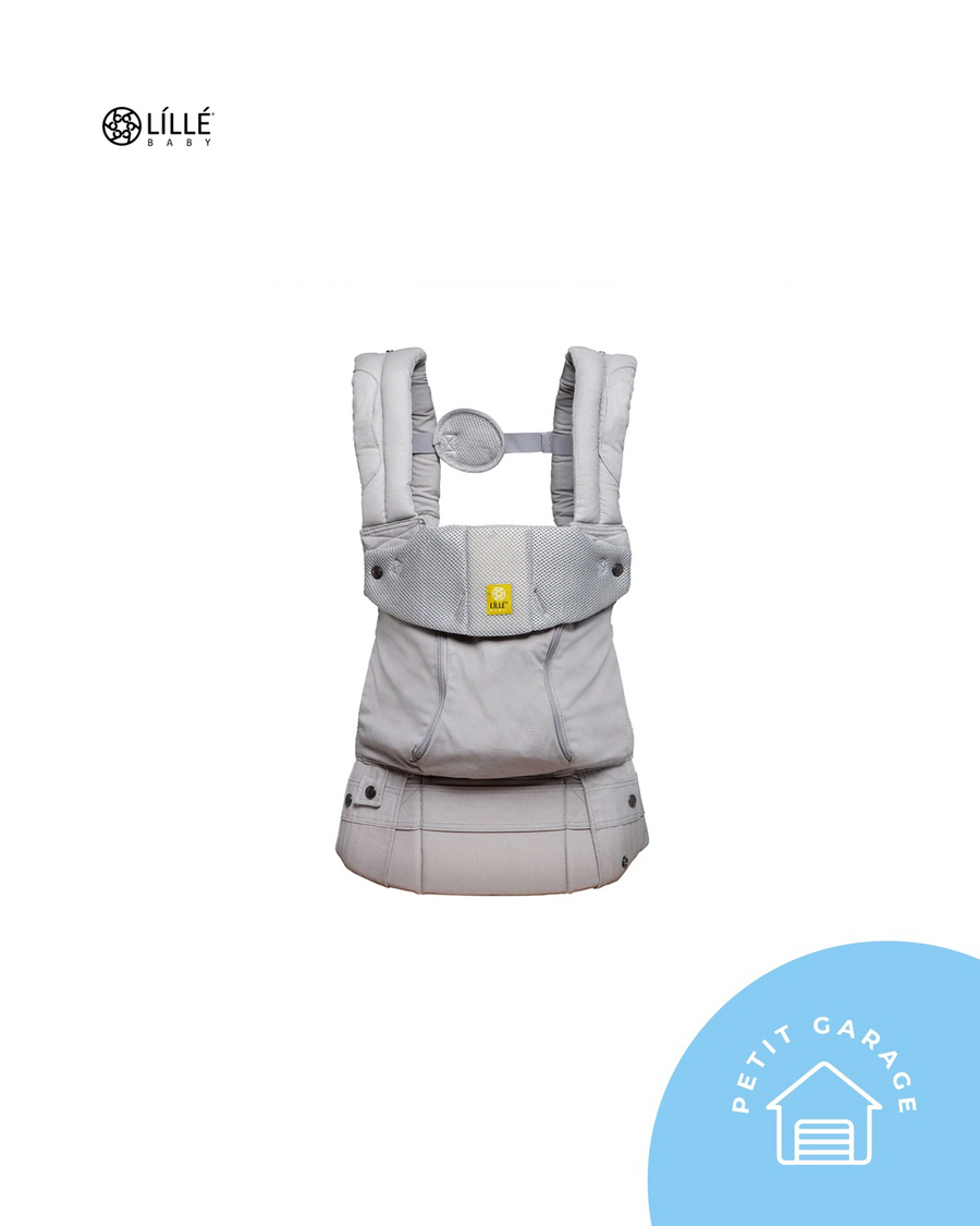 (#PG4447) Portabebé color gris. Marca Líllié