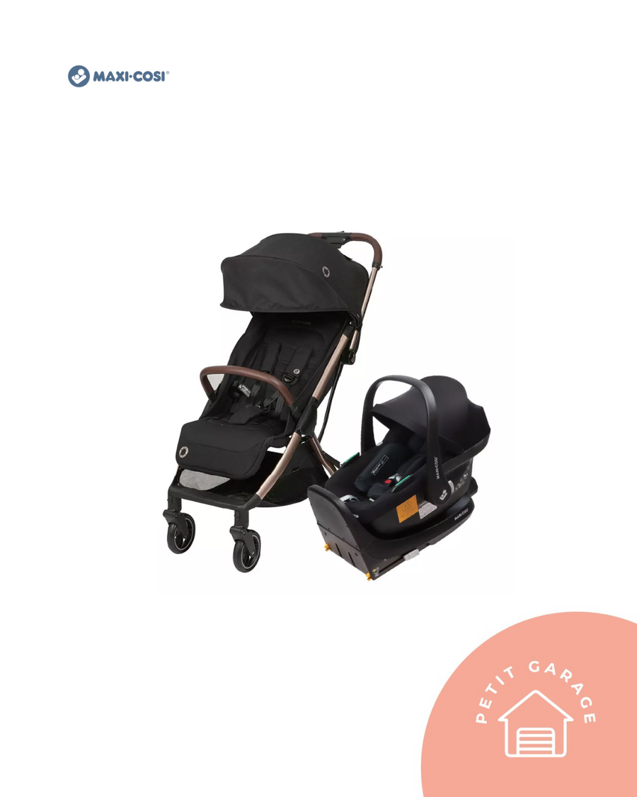 (#PG5191) Coche Travel System modelo Eva color negro. Marca Maxi Cosi