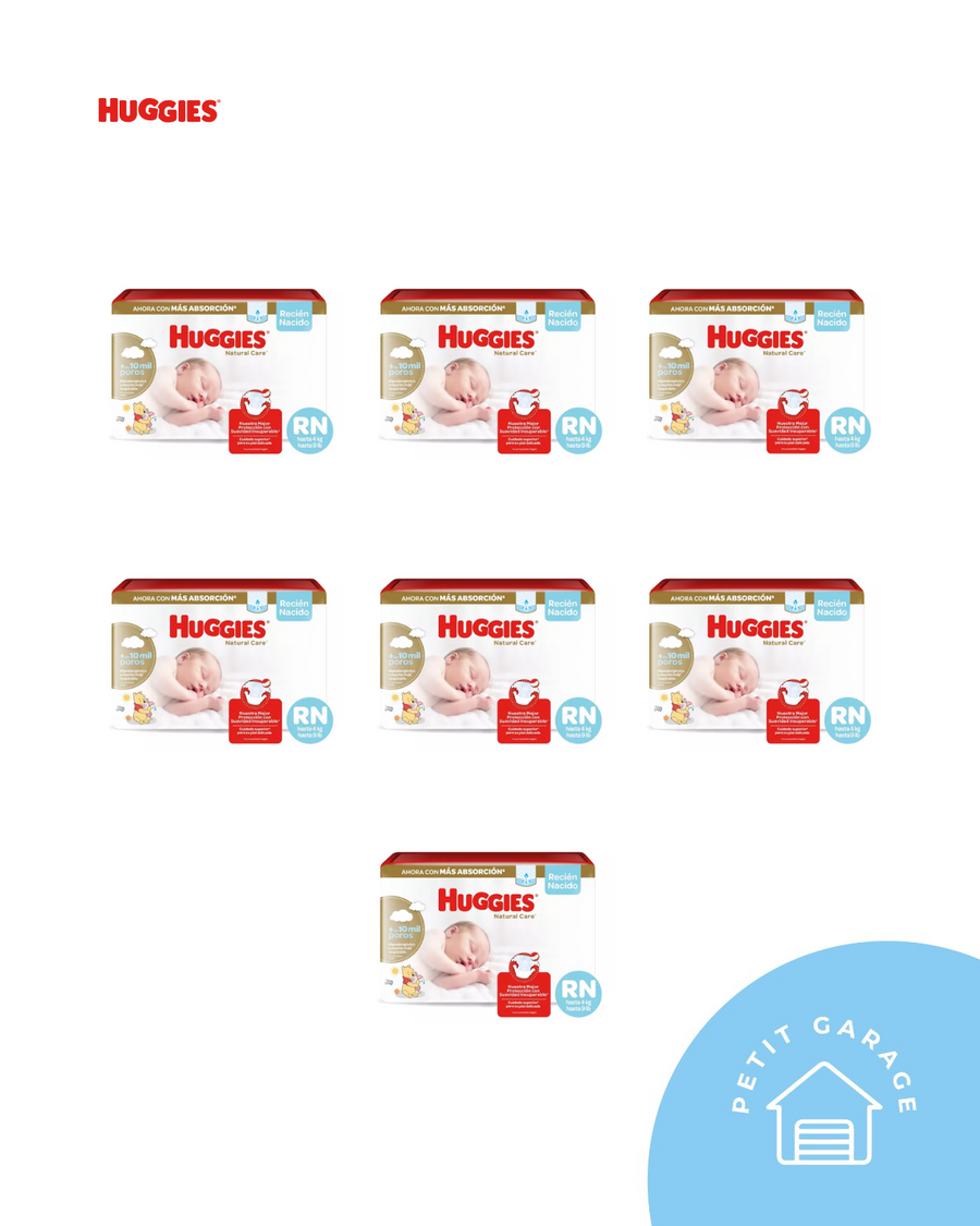 (#PG4572) 238 pañales RN. Marca Huggies