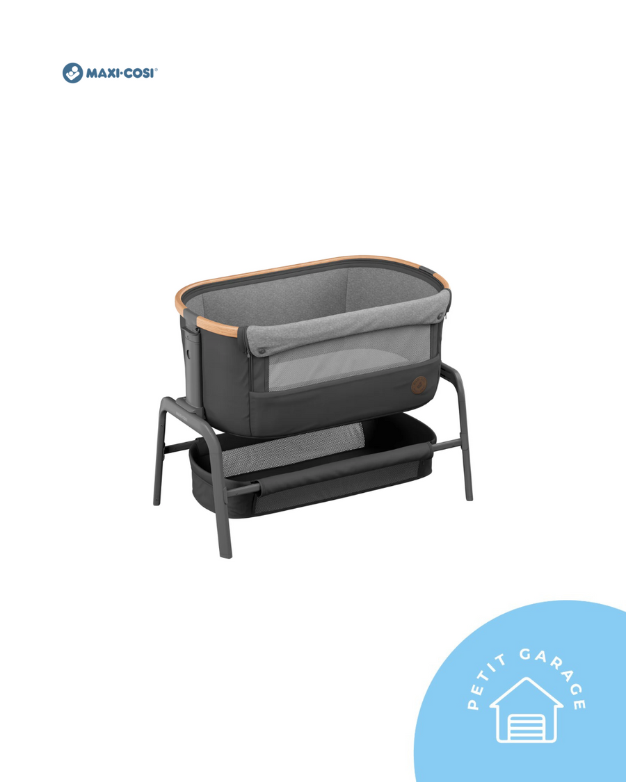 (#PG4908) Cuna colecho modelo Lora Essential color grafito. Marca Maxi Cosi