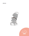 (#PG4877) Apoyabrazos para coche Coya modelo Bumper Bar color café. Marca Cybex