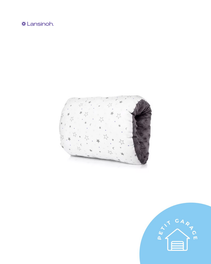 (#PG4878) Cojín de lactancia color blanco con gris. Marca Lansinoh