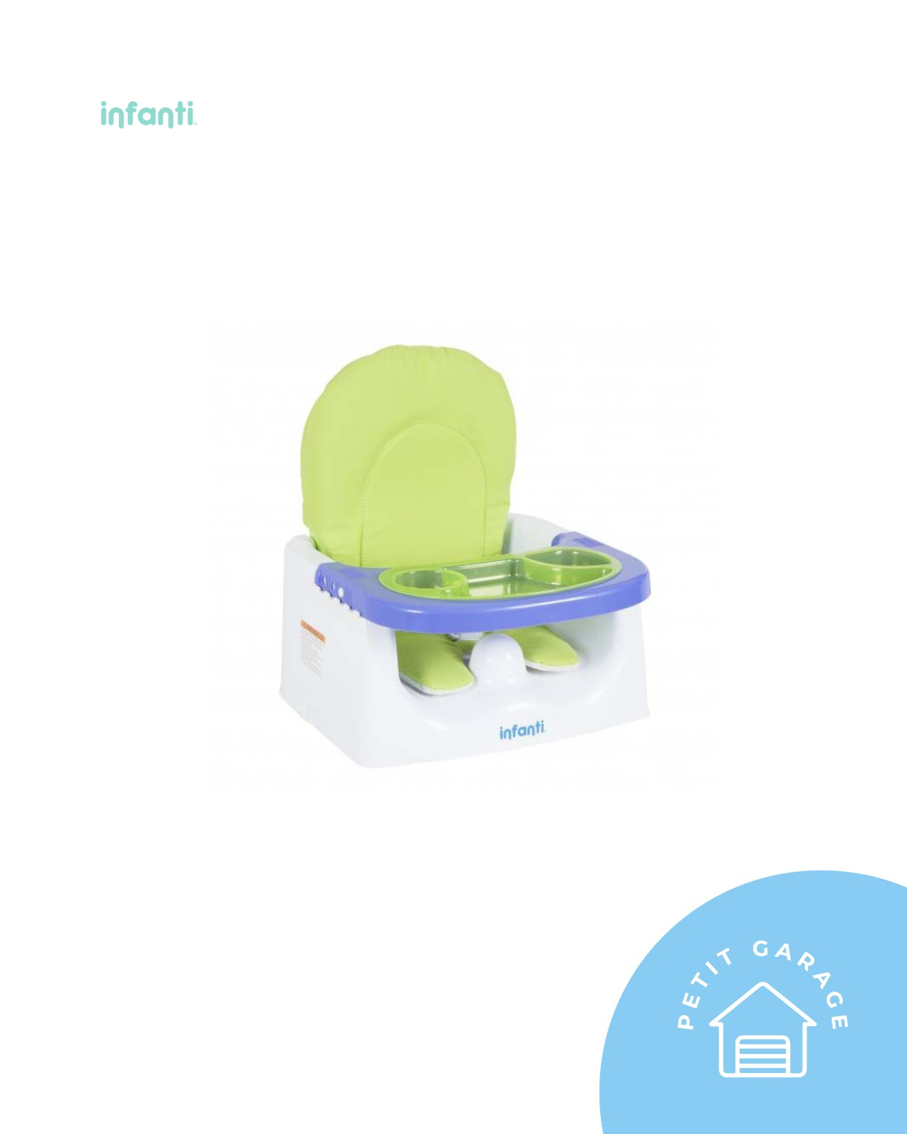 (#PG4467) Silla de comer portátil modelo Food up Green. Marca Infanti
