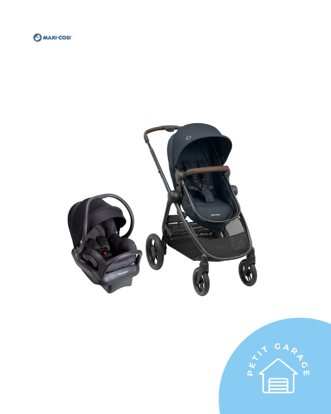 (#PG4976) Coche Travel System modelo Zelia 3 Essential Grey. Marca Maxi Cosi