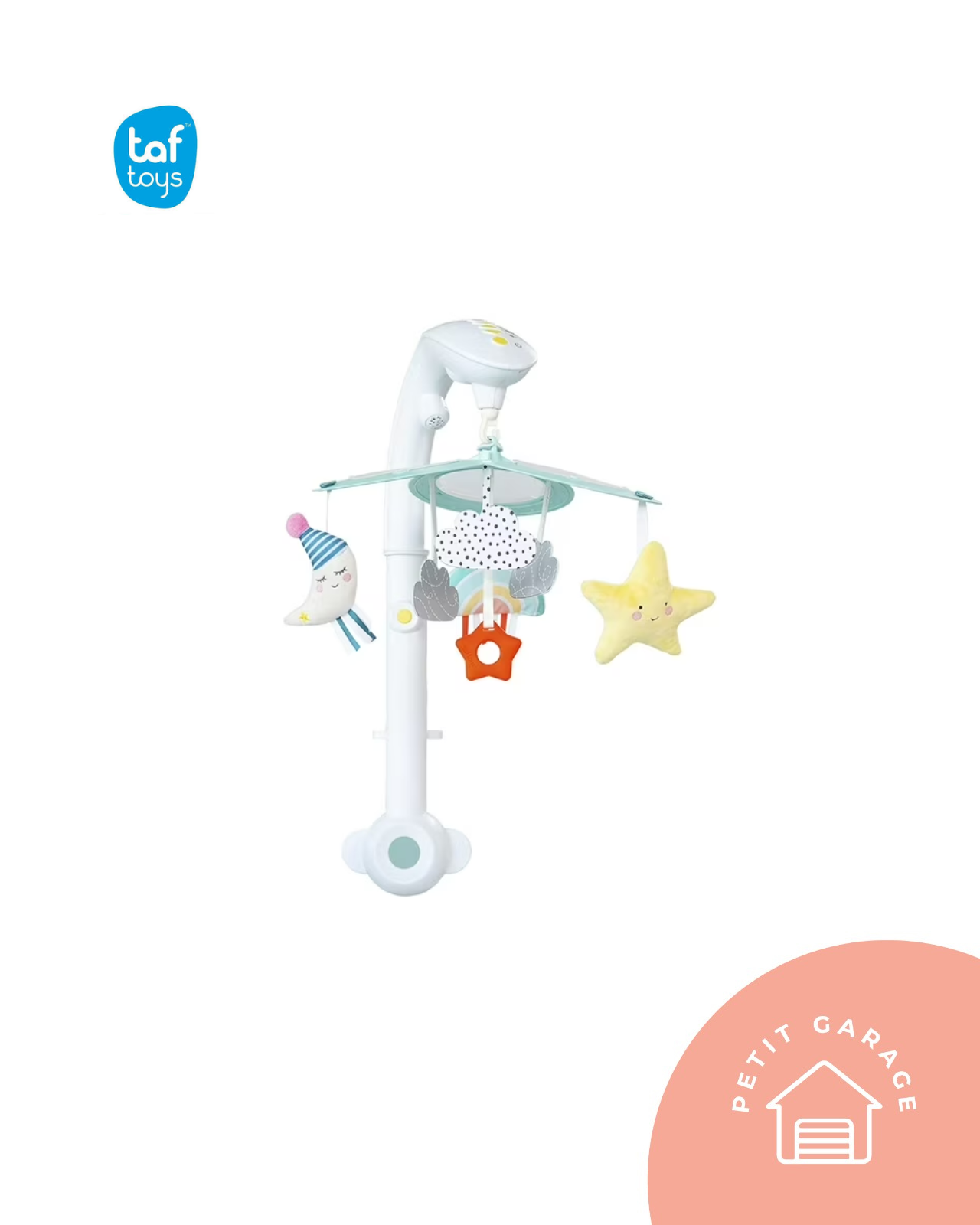 (#PG4345) Móvil con música modelo Sweet Dreams Mini Moon. Marca Taf Toys