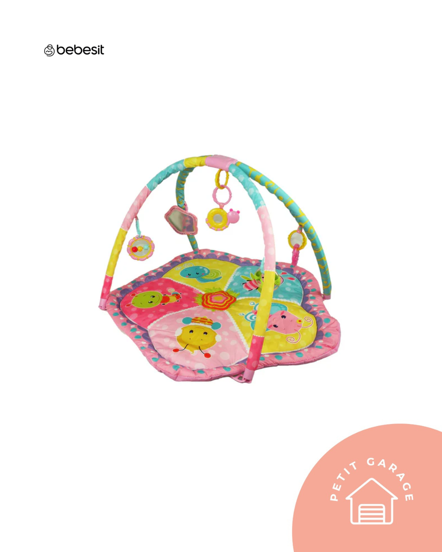 (#PG5355) Gimnasio modelo Pink Flower Park. Marca Bebesit