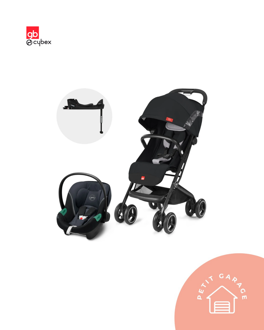 (#PG4983) Coche Travel System modelo All Terrain color negro + Huevito S2 color negro. Marca GB y Cybex