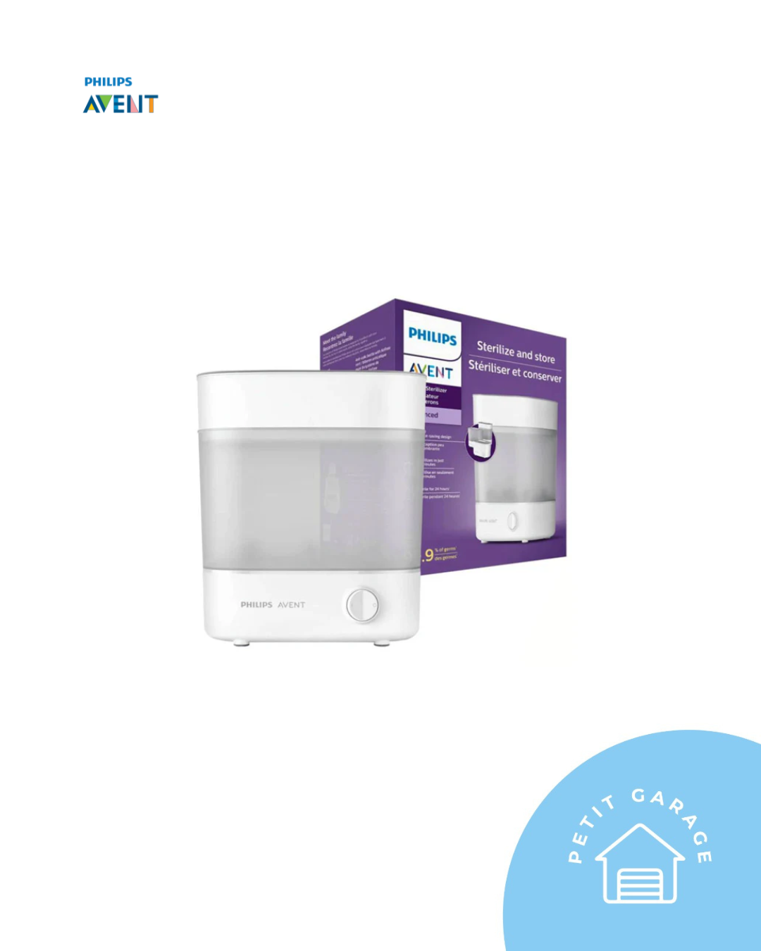 (#PG5326) Esterilizador eléctrico a vapor. Marca Philips Avent