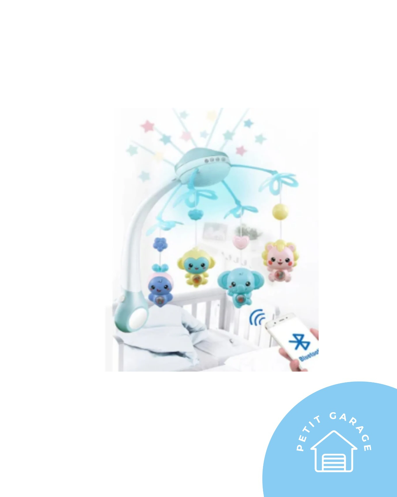 (#PG4659) Móvil con canciones y luz nocturna. Marca Kids Melody
