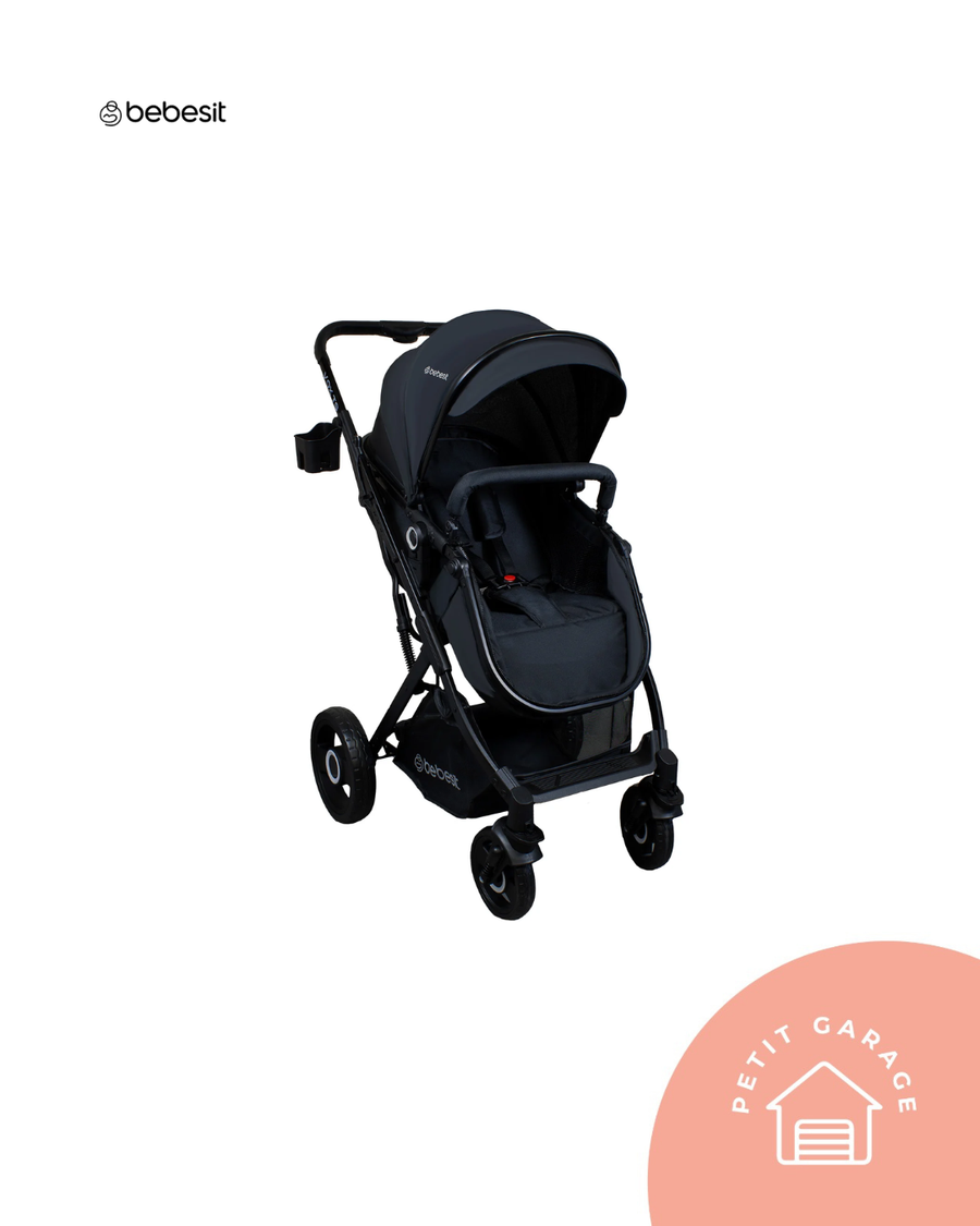 (#PG5347) Coche de paseo modelo Vox TS color negro. Marca Bebesit