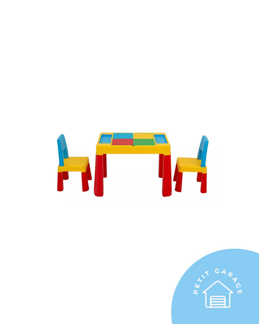 (#PG5141) Mesa de juego infantil de plástico multicolor. Marca Gamepower