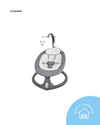 (#PG5220) Silla Nido Mecedora modelo Baby Swing color gris. Marca Bebesit