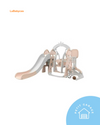 (#PG5175) Resbalín Castillo modelo 5 en 1 color rosado. Marca LuBabycas