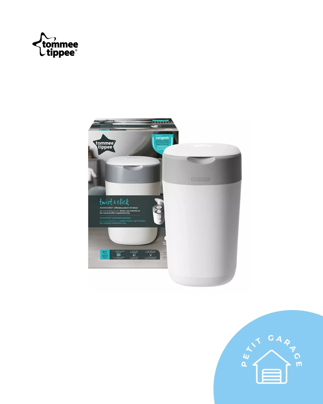 Contenedor de pañales modelo Twist and Click. Marca Tommee Tipppee