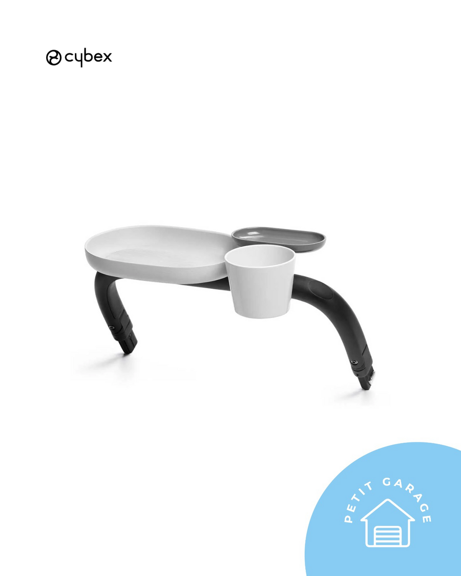 (#PG4433) Bandeja coche color gris con negro. Marca Cybex