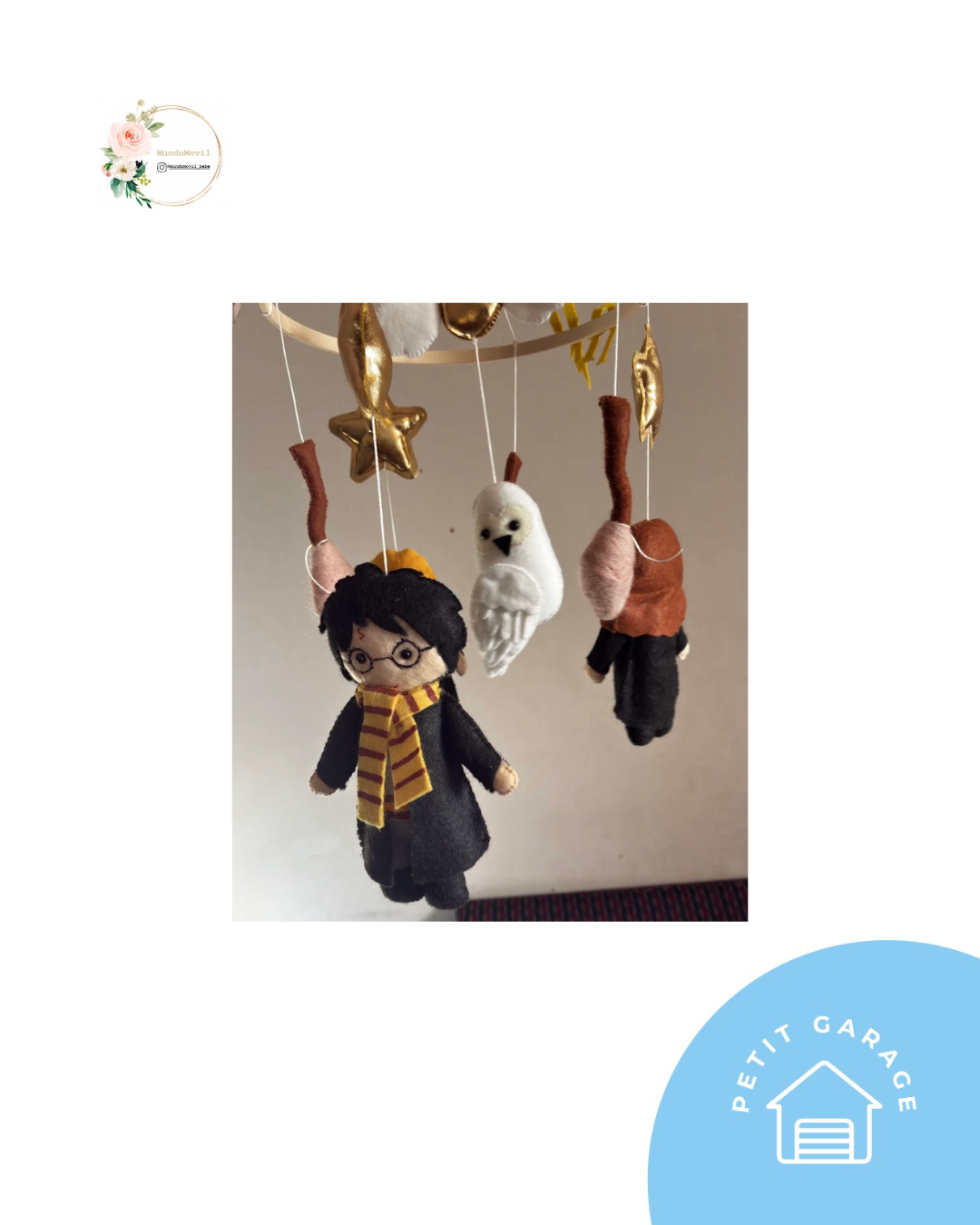 (#PG5322) Móvil para cuna modelo Harry Potter. Marca Mundo Móvil