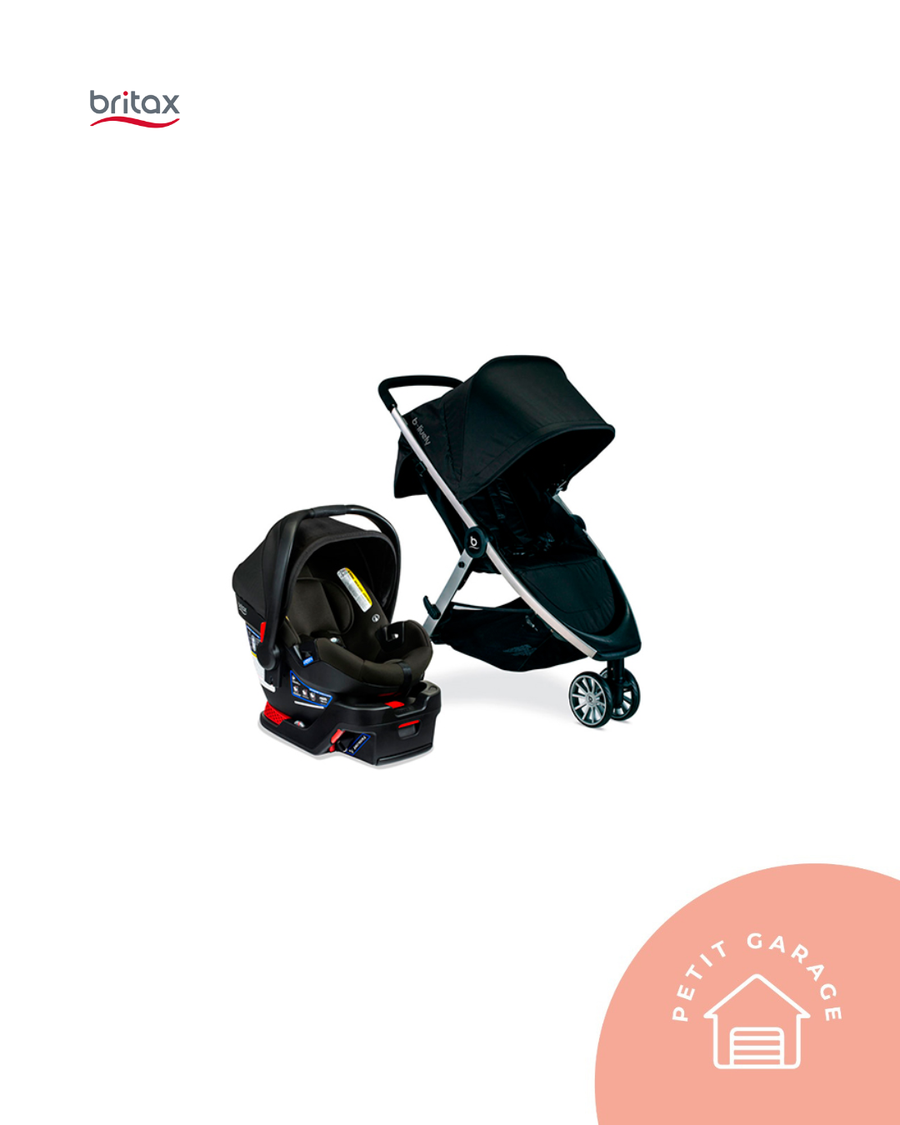 (#PG5411) Coche Travel System modelo B-Lively color negro. Marca Britax