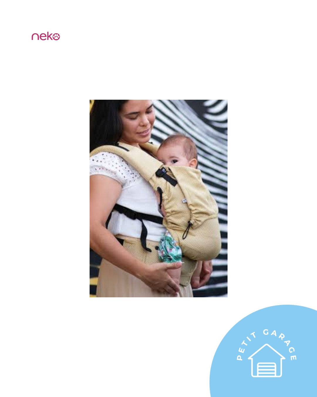 (#PG5416) Mochila ergonómica modelo Zest tamaño Baby. Marca Neko Slings