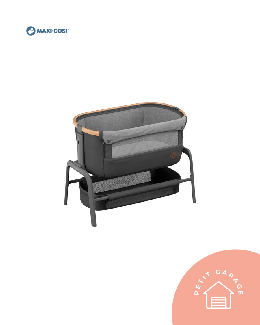 (#PG5271) Cuna Colecho modelo Lora Essential color grafito. Marca Maxi Cosi