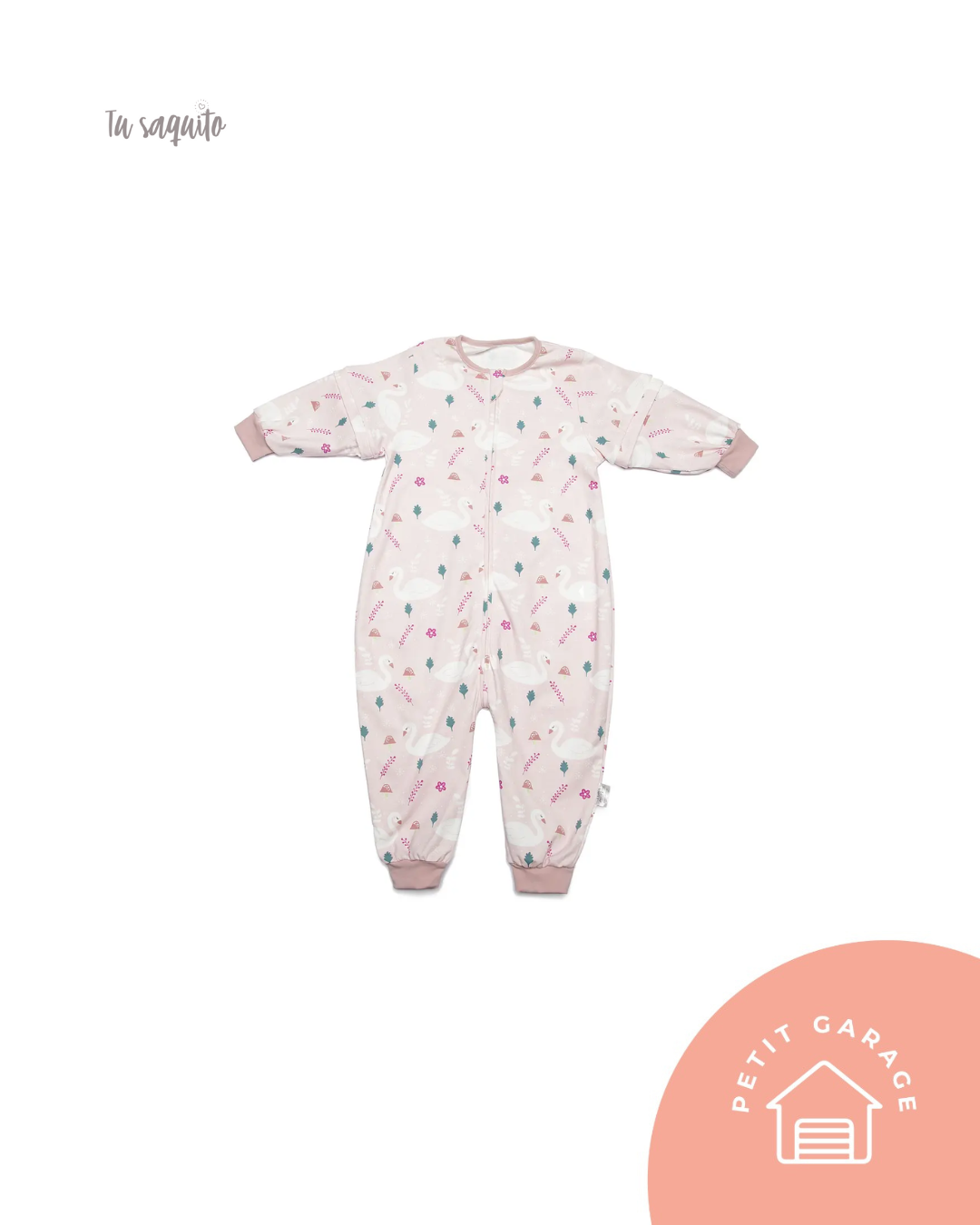 (#PG4709) Saquito de dormir modelo plumas. Marca Tu Saquito