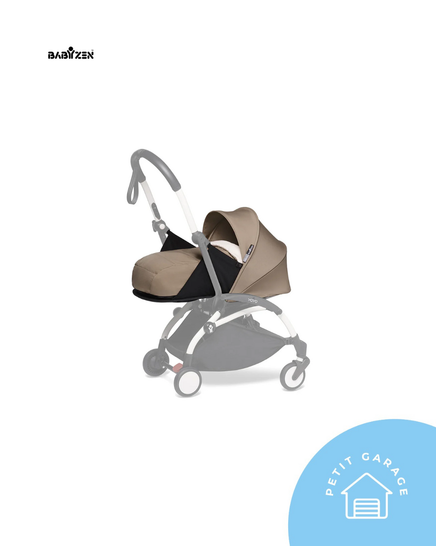 (#PG4922) Asiento para coche Yoyo 0+ color taupe. Marca Babyzen