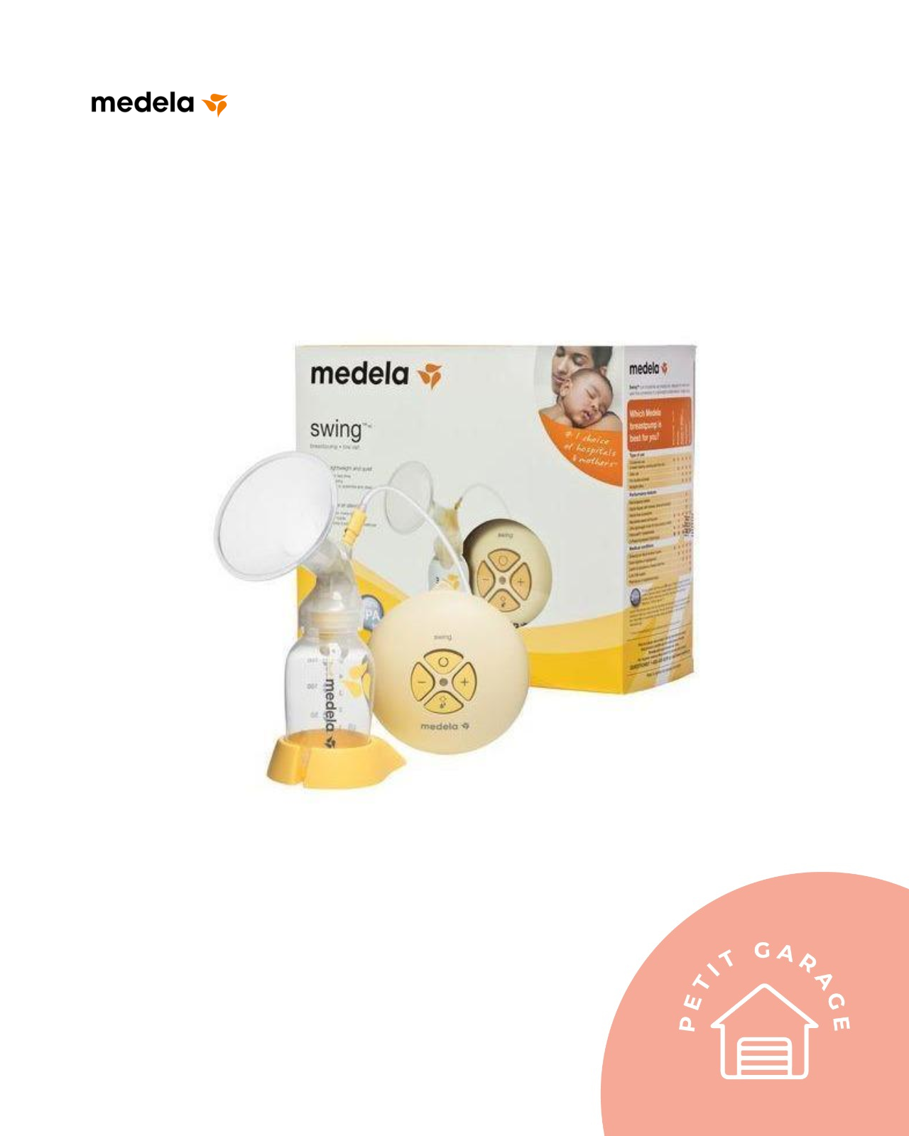 (#PG4422) Extractor de leche eléctrico simple modelo Swing. Marca Medela