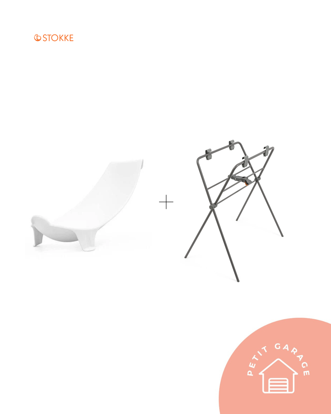 (#PG5427) Soporte Tina + Soporte RN. Marca Stokke