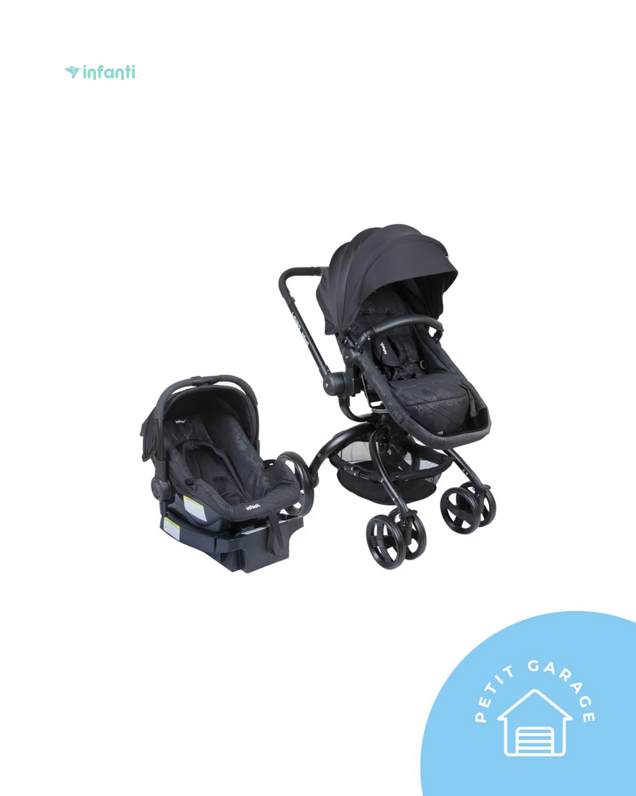 (#PG5070) Coche Travel System modelo i-Giro 360 color negro. Marca Infanti