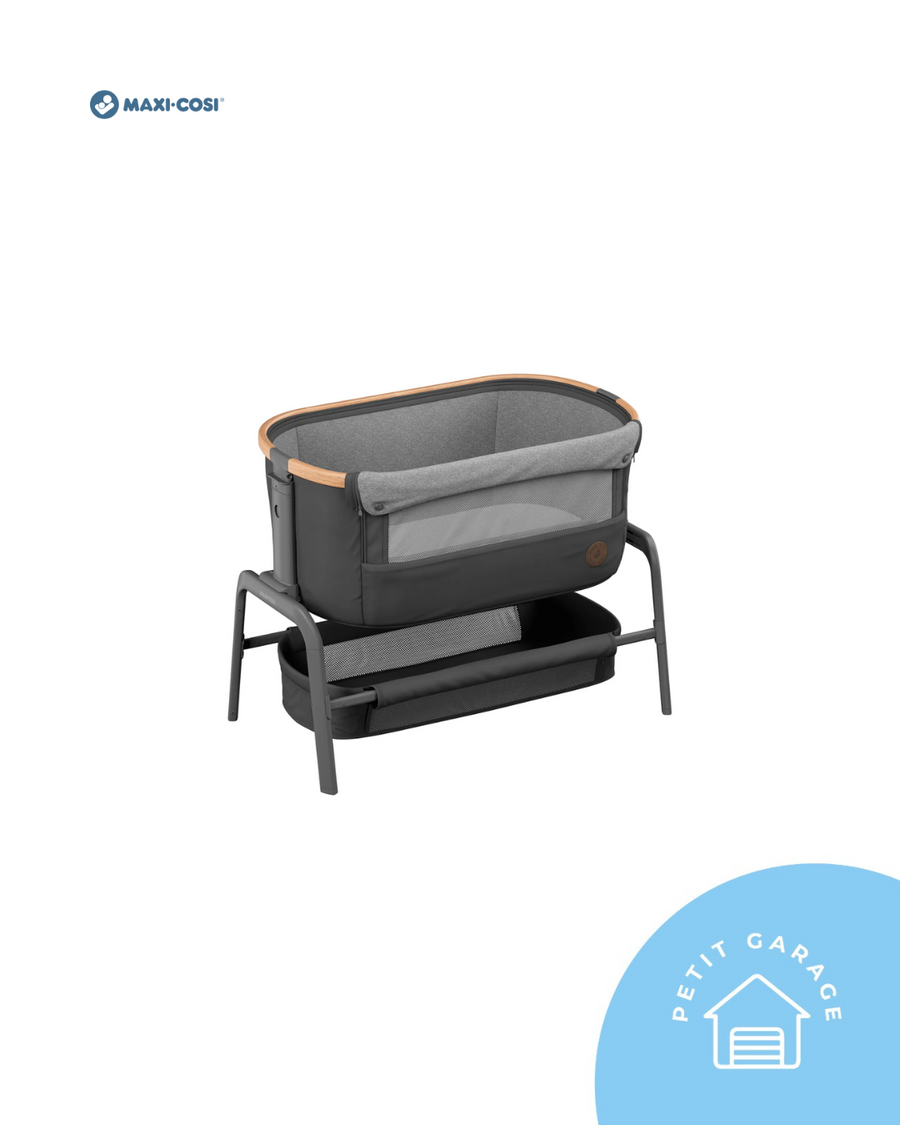 (#PG4898) Cuna colecho modelo Lora Essential color grafito. Marca Maxi Cosi