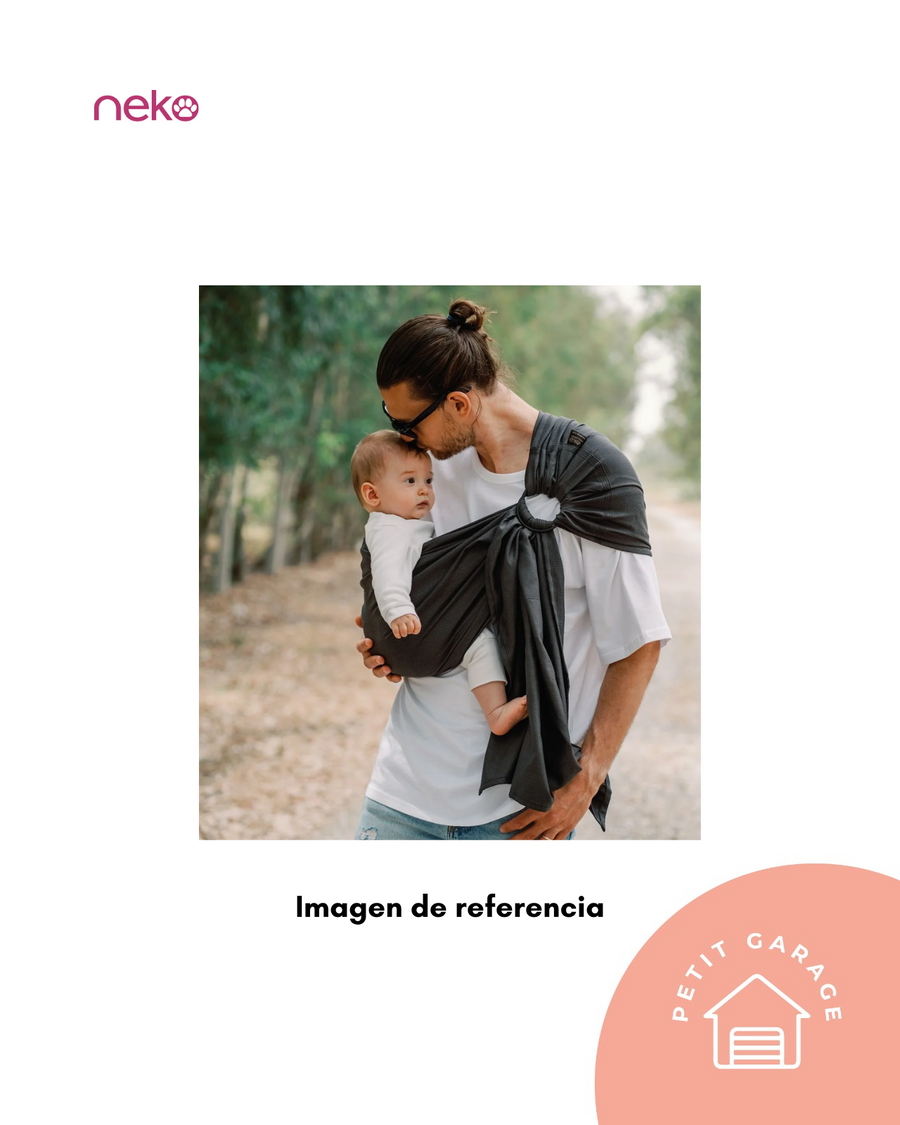 (#PG4349) Bandolera color azul con celeste. Marca Neko Slings