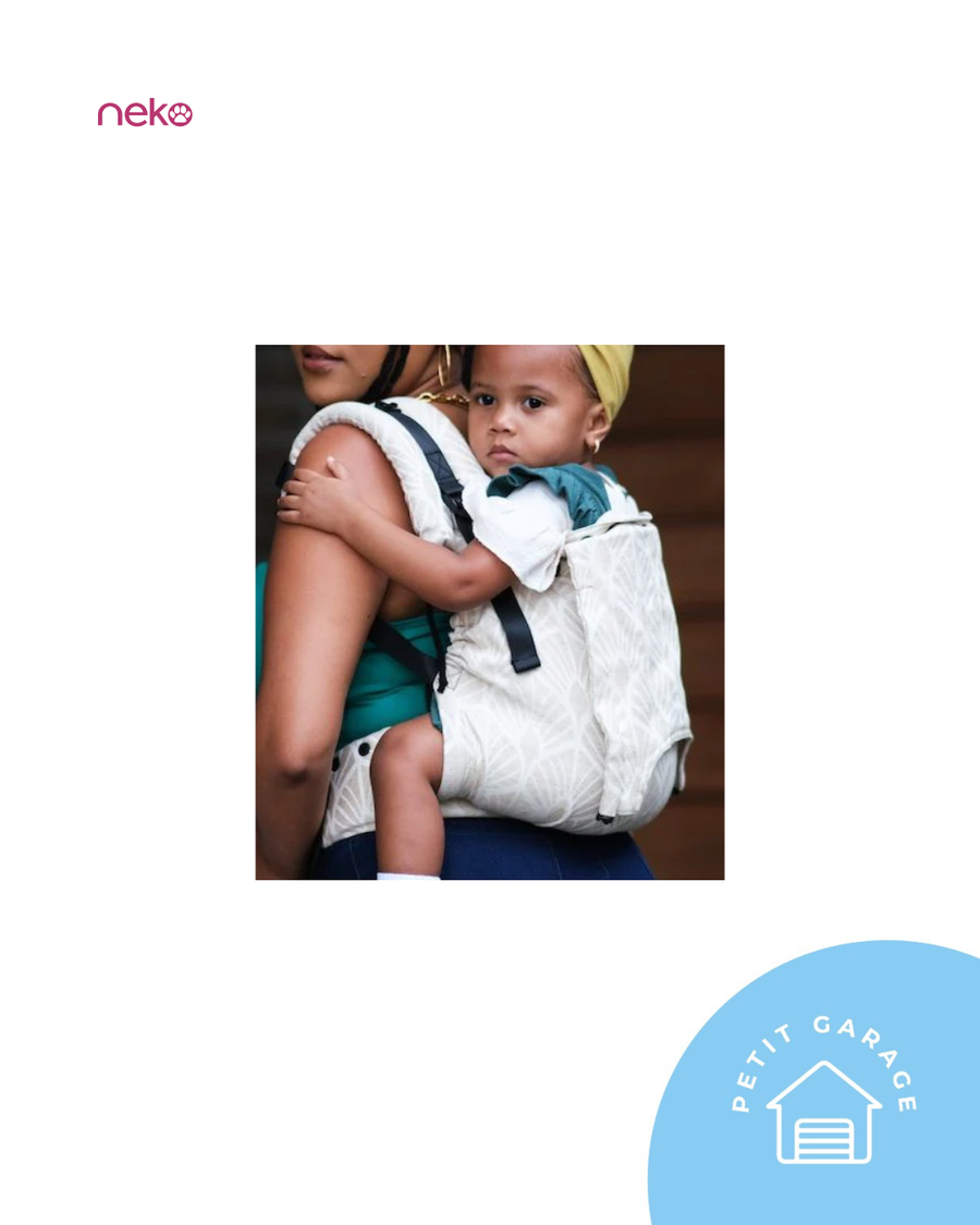(#PG5418) Mochila ergonómica modelo Perla tamaño Toddler. Marca Neko Slings