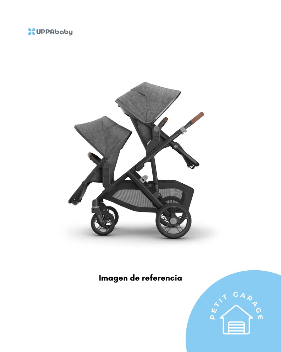 (#PG5420) Coche doble modelo Vista color verde petróleo. Marca UPPABaby