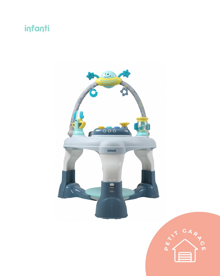 (#PG4373) Centro de actividades 2-1 color azul. Marca Infanti