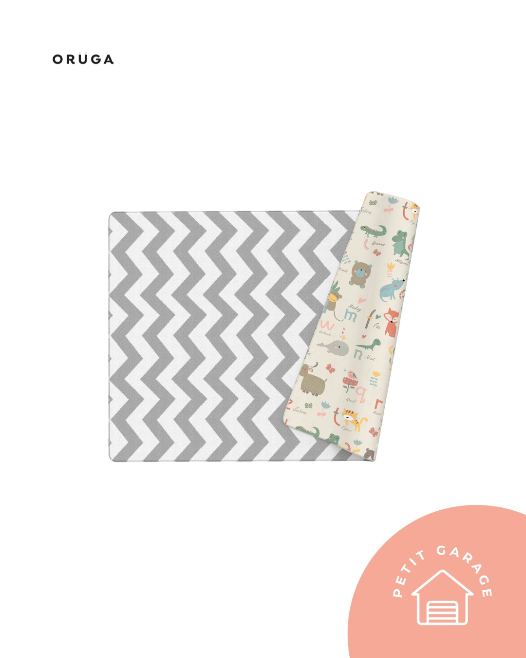 (#PG4690) Playmat modelo animales ZigZag. Marca Oruga Kids