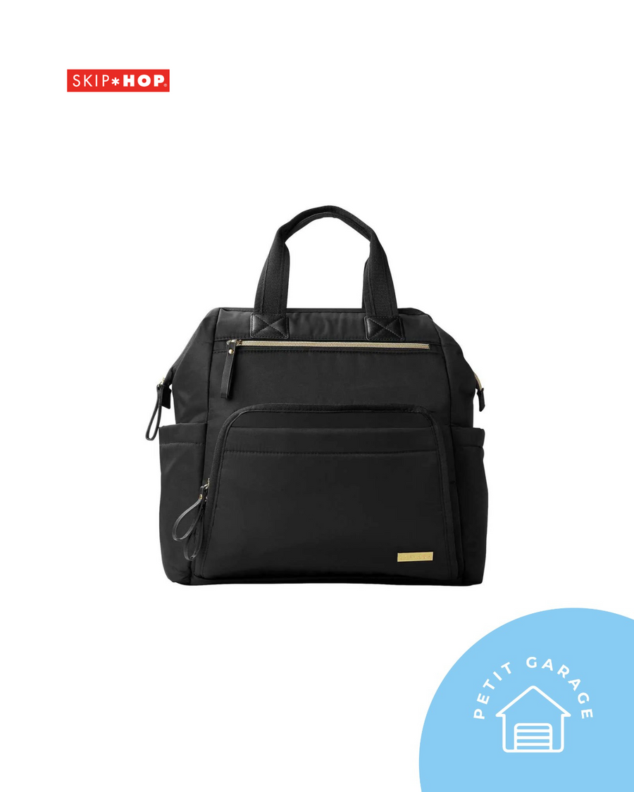 (#PG4435) Mochila de maternidad modelo Diaper Bag color negro. Marca Skip Hop