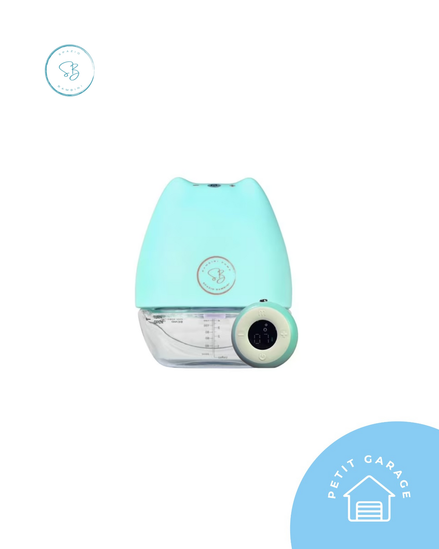 (#PG4393) Extractor de leche eléctrico simple modelo Bambini Pump. Marca Spazio Bambini