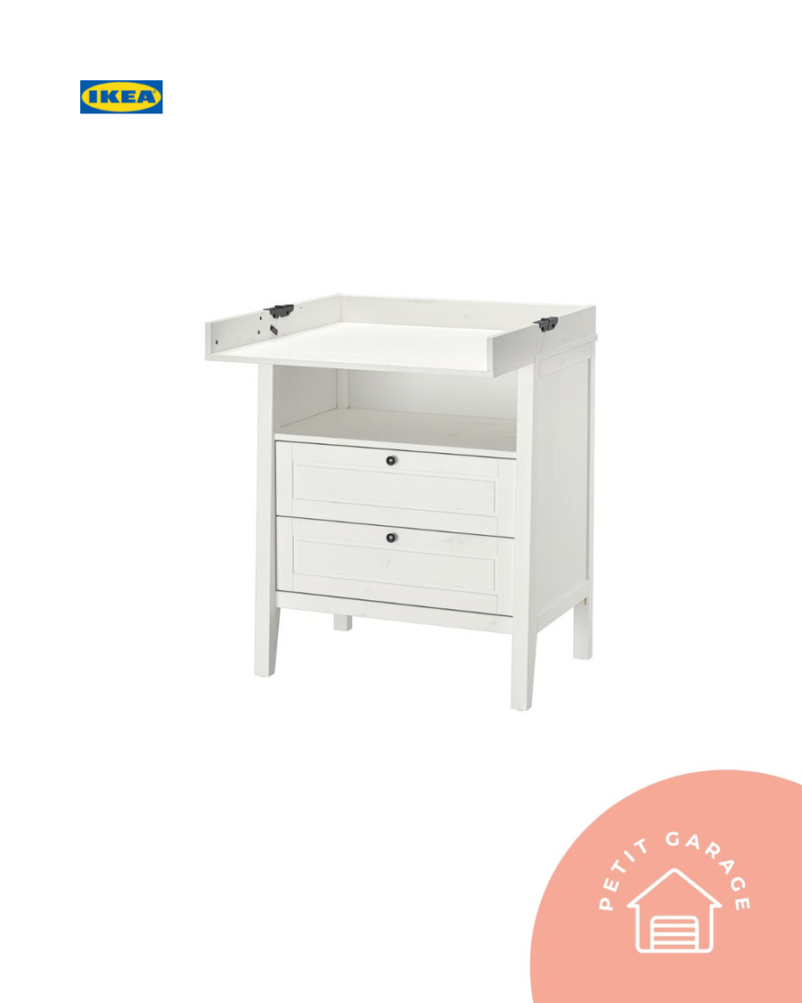 (#PG5329) Cómoda mudador modelo Sundvik color blanco. Marca Ikea