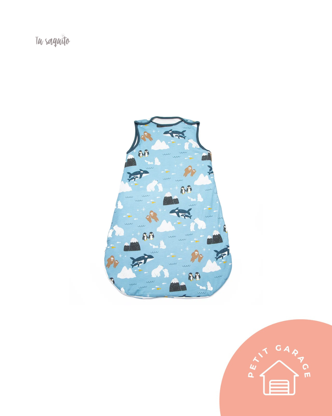 (#PG4711) Saquito de dormir modelo Gotas. Marca Tu Saquito