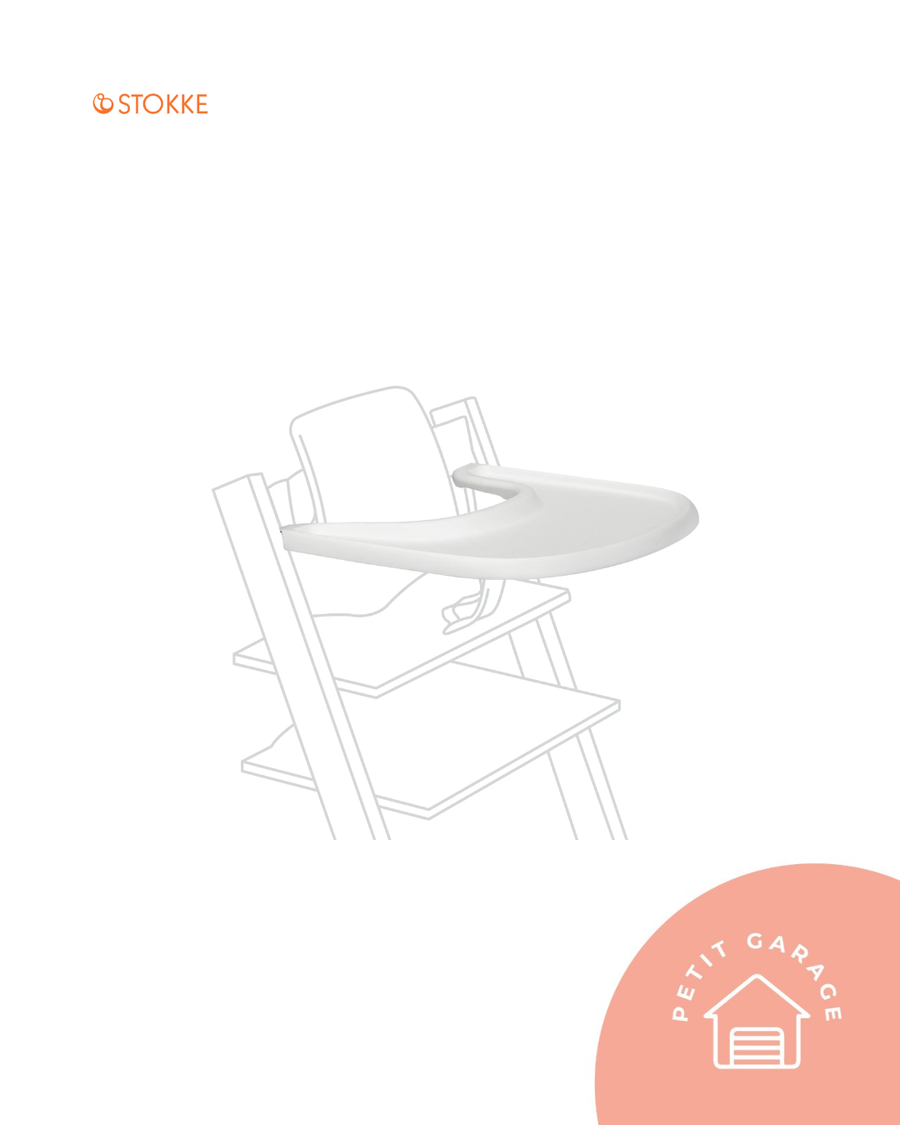 #PG5429) Bandeja para Silla Tripp Trapp color blanco. Marca Stokke