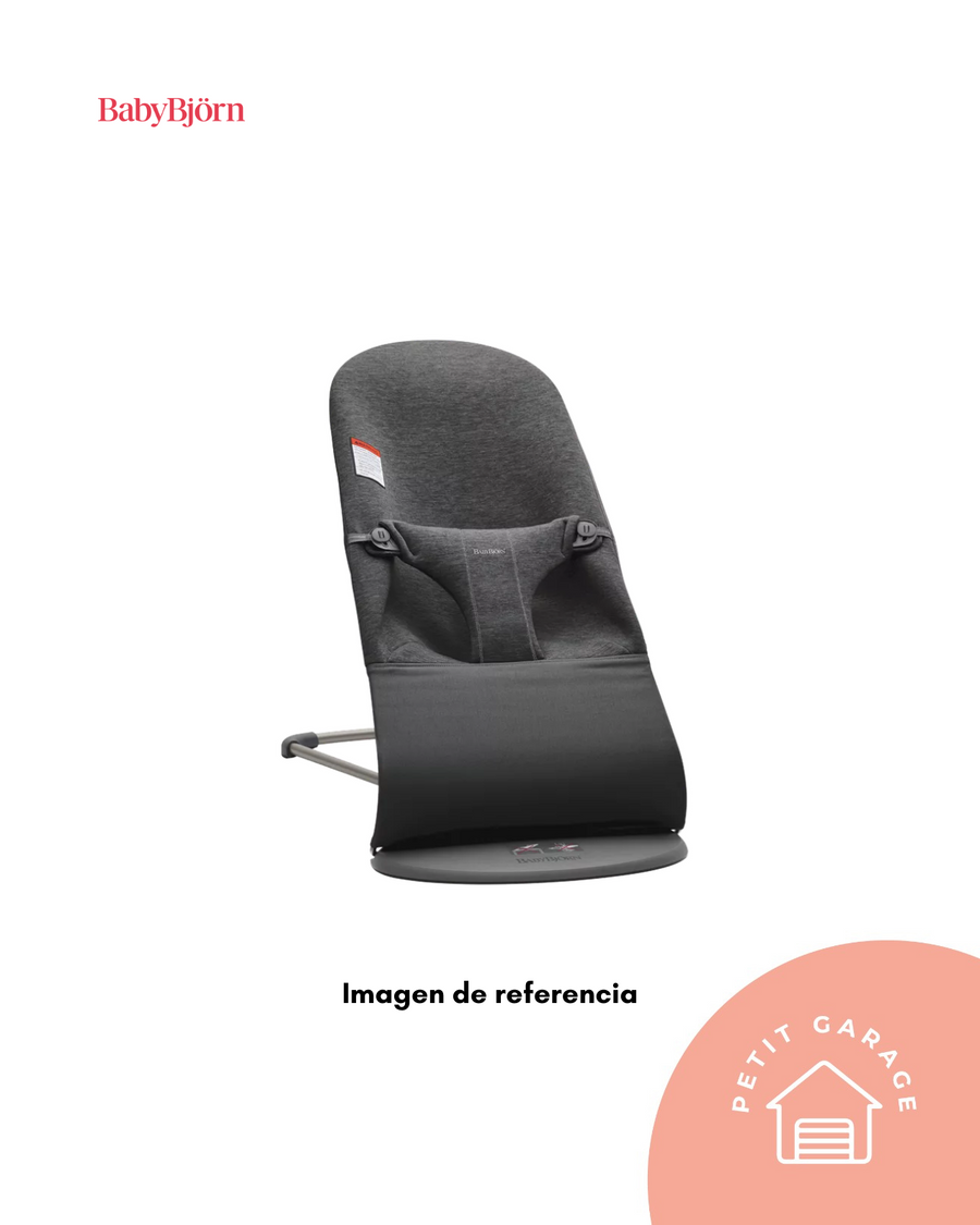 (#PG4569) Silla mecedora color azul oscuro. Marca BabyBJorn