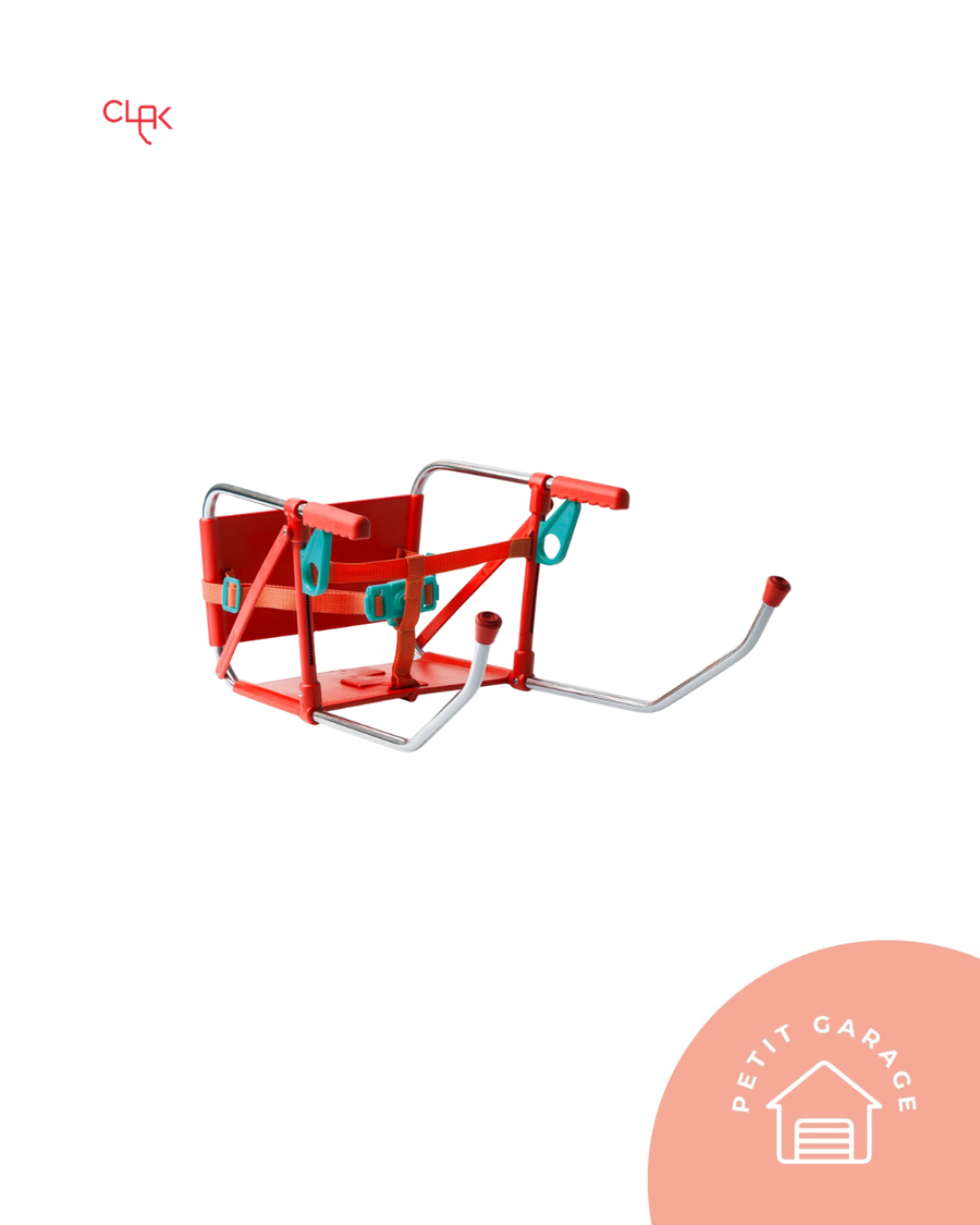 (#PG5369) Silla plegable color rojo. Marca Clak