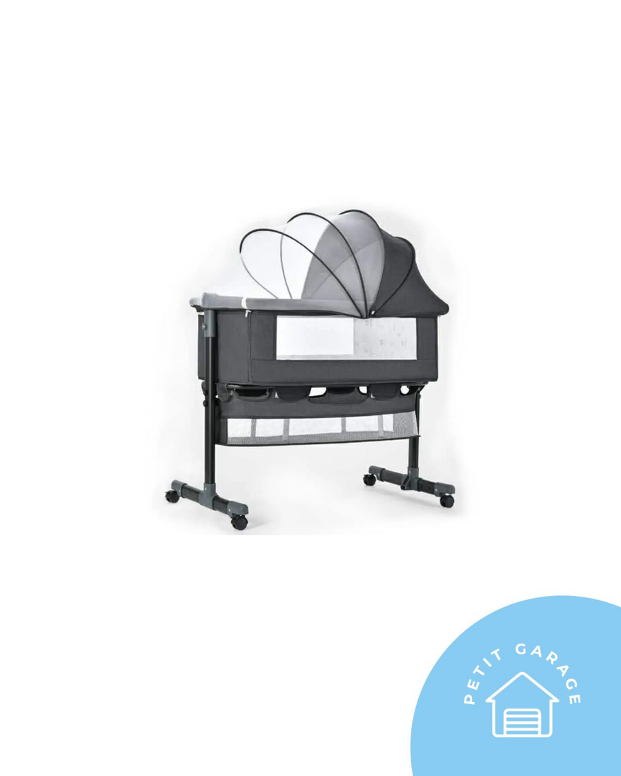 (#PG5028) Cuna colecho color gris. Marca Genérica