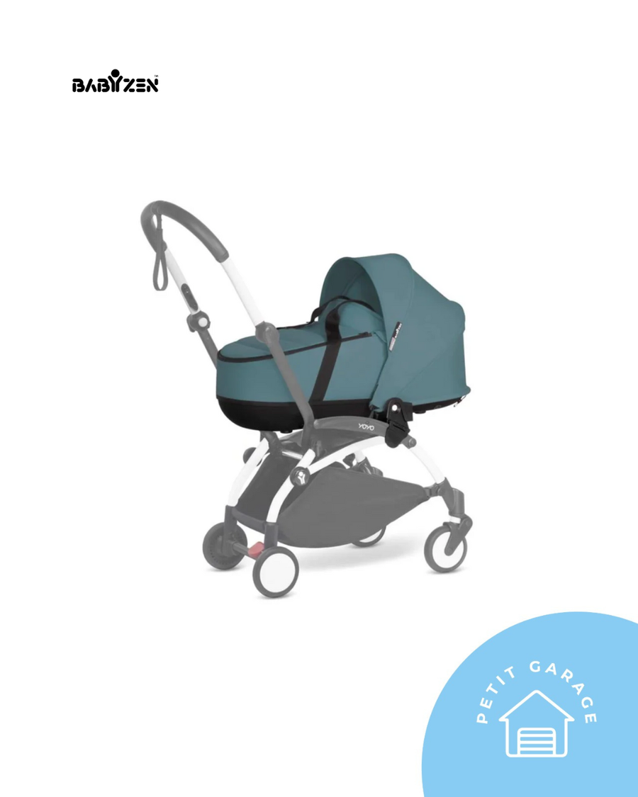 (#PG5456) Moisés para coche Yoyo 2 color Aqua. Marca Babyzen