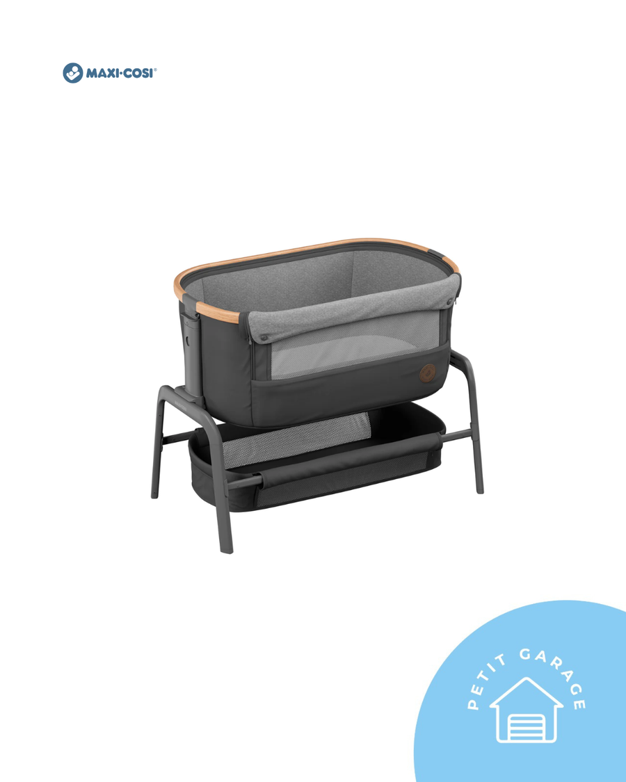 (#PG5430) Cuna Colecho modelo Lora Essential color gris. Marca Maxi Cosi