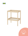 (#PG5073) Mudador modelo SNIGLAR color madera y blanco. Marca IKEA